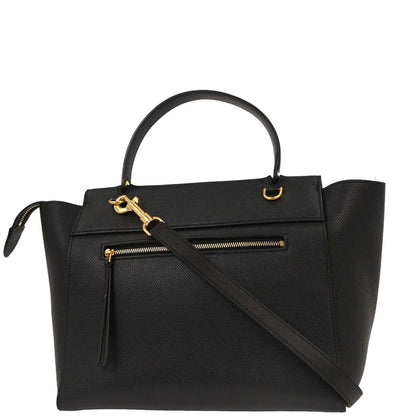 Celine Black Belt Bag 2way Shoulder Handbag