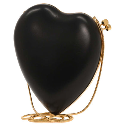 Saint Laurent Black Love Box Clutch Shoulder Bag