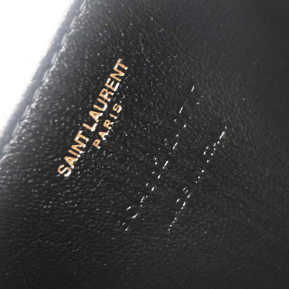 Saint Laurent Black Love Box Clutch Shoulder Bag