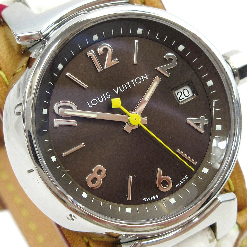 Louis Vuitton Q1211 Tambour Quartz Watch Multicolor