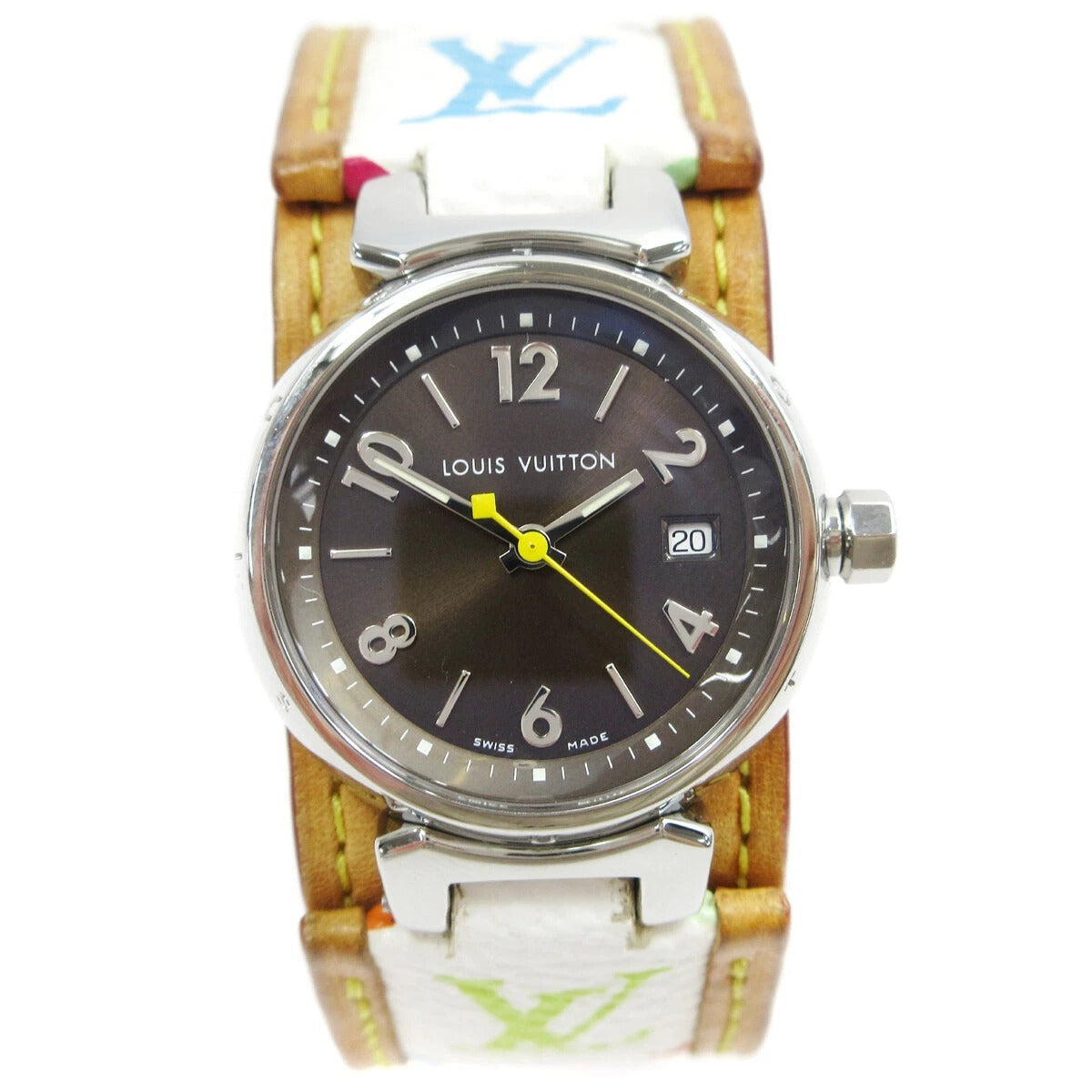 Louis Vuitton Q1211 Tambour Quartz Watch Multicolor