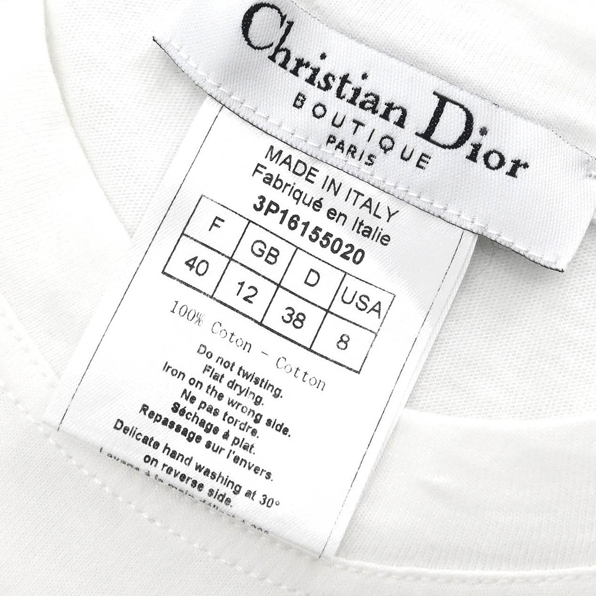 Christian Dior 2003 T-shirt White #40