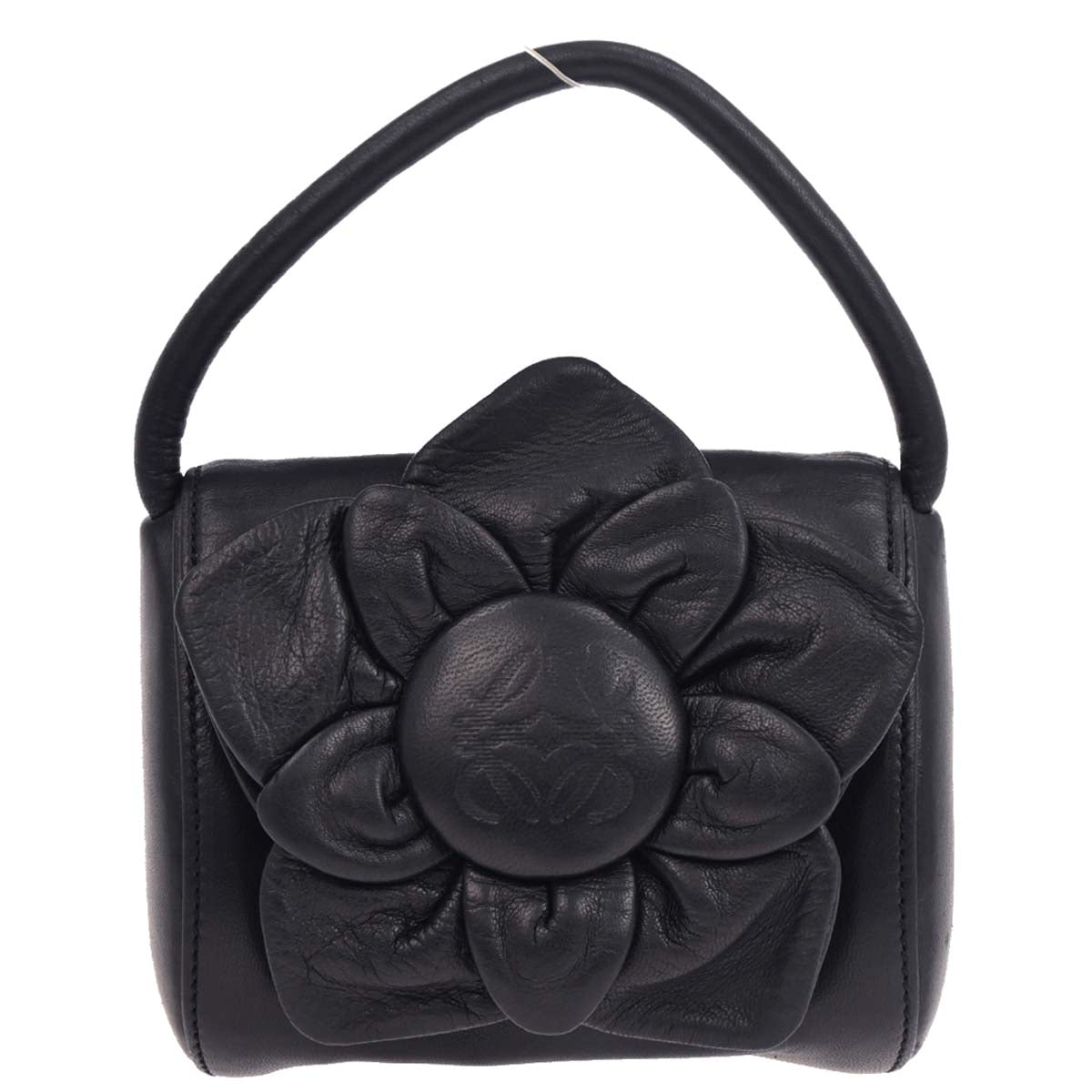 Loewe Navy Leather Handbag