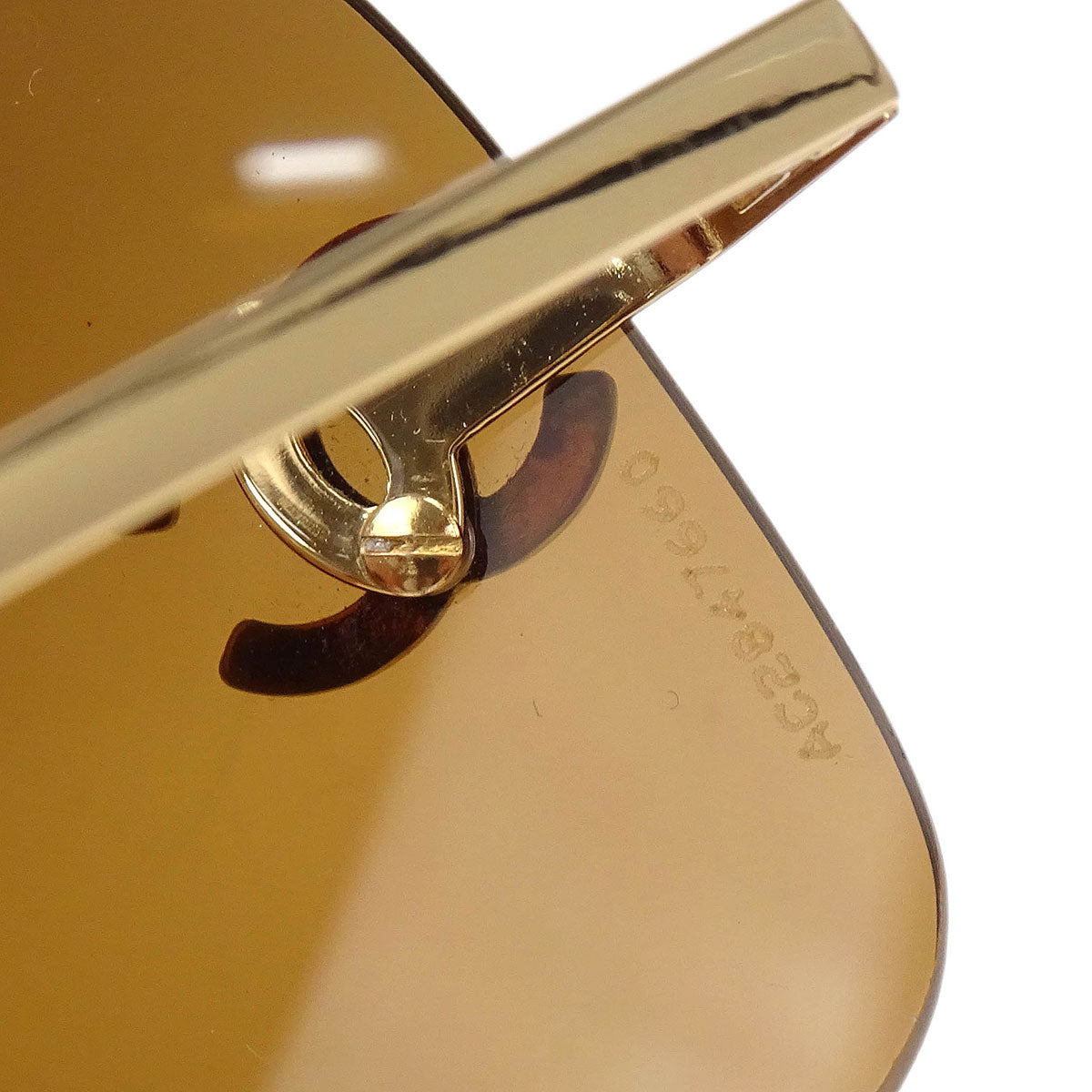 Chanel Sunglasses Eyewear Brown Small Good