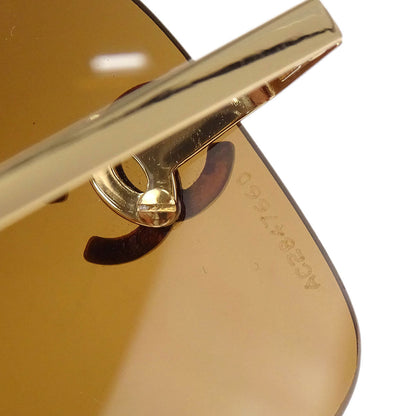 Chanel Sunglasses Eyewear Brown Small Good