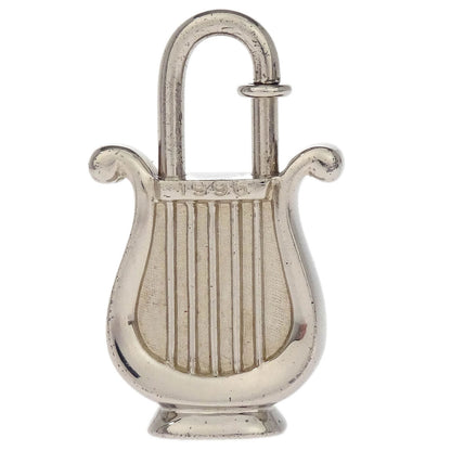 Hermes Harp 1996 Cadena Padlock Silver Small Good