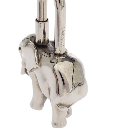 Hermes 1988 Elephant Cadena Silver Small Good