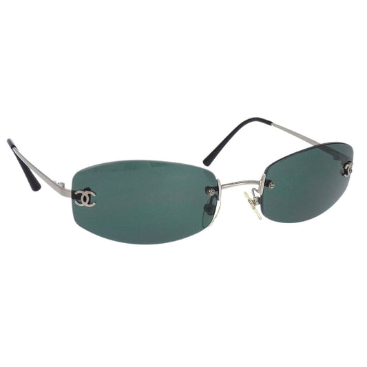 Chanel Sunglasses Eyewear Black Small Good