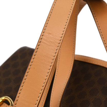 Celine Brown Macadam Shoulder Bag