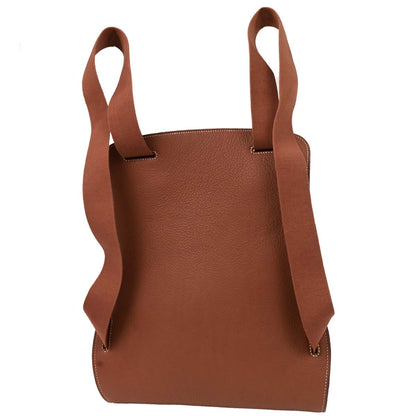 Hermes Gold Taurillon Clemence Sherpa Backpack