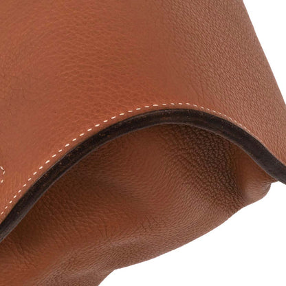 Hermes Gold Taurillon Clemence Sherpa Backpack
