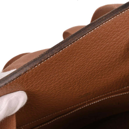 Hermes Gold Taurillon Clemence Sherpa Backpack