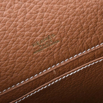 Hermes Gold Taurillon Clemence Sherpa Backpack