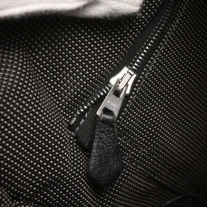Hermes Gray Canvas Herline Besace MM Messenger Bag