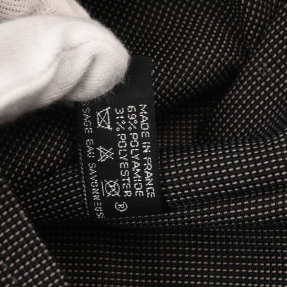 Hermes Gray Canvas Herline Besace MM Messenger Bag