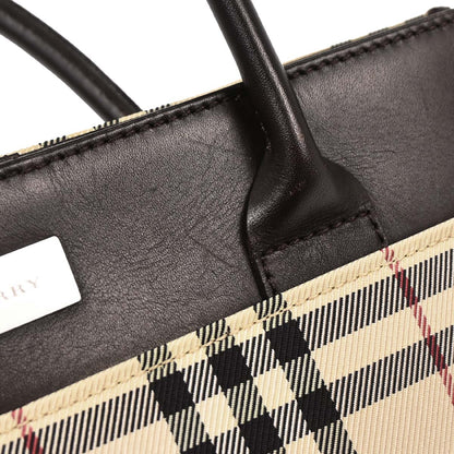 Burberry Beige Burberry Check Handbag