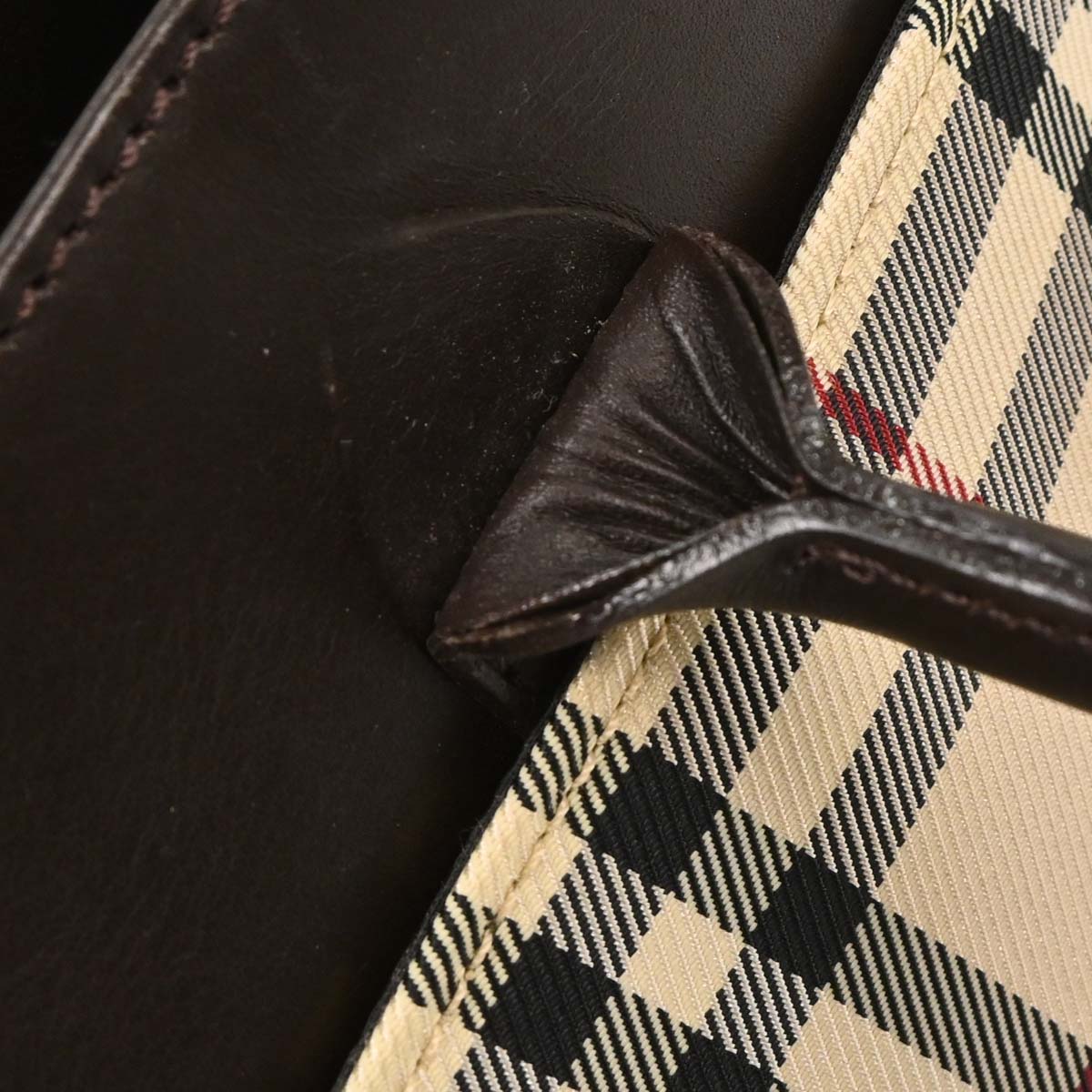 Burberry Beige Burberry Check Handbag