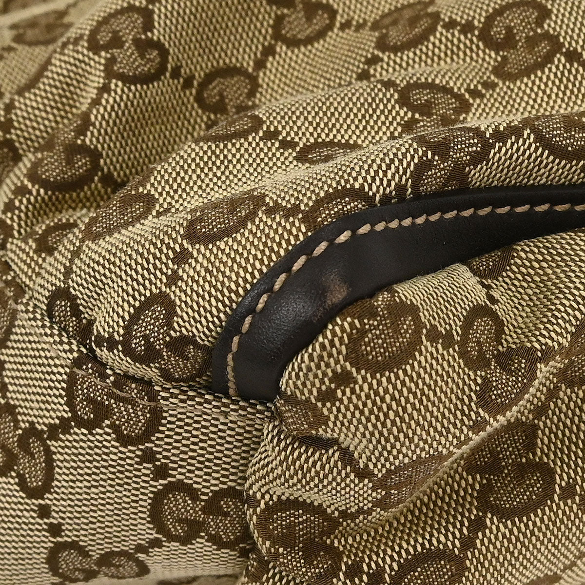 Gucci Beige GG Abbey Hobo Handbag