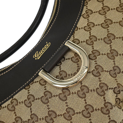 Gucci Beige GG Abbey Hobo Handbag