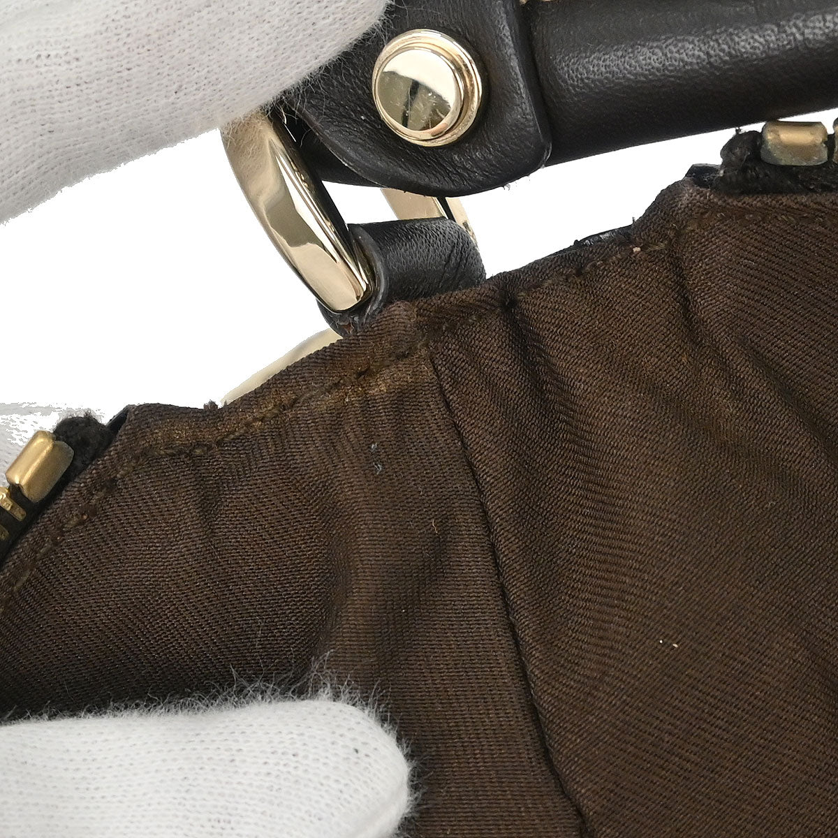 Gucci Beige GG Abbey Hobo Handbag