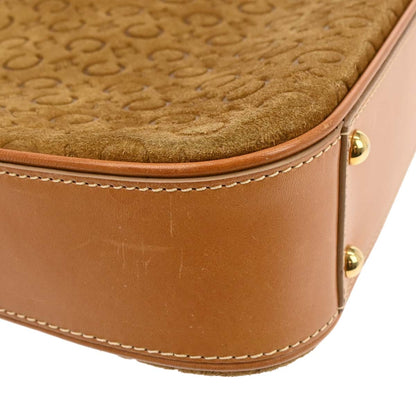 Celine Brown Suede C Macadam Handbag