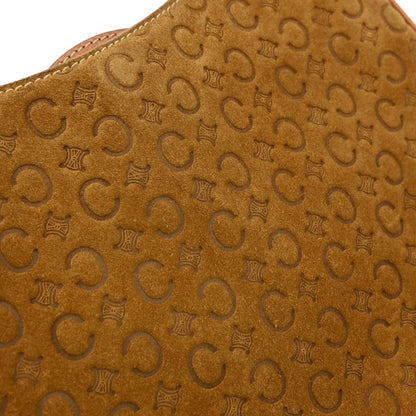 Celine Brown Suede C Macadam Handbag