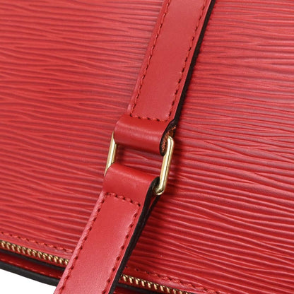 Louis Vuitton Red Epi Soufflot Handbag M52227