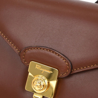 Salvatore Ferragamo Brown Shoulder Bag
