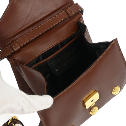 Salvatore Ferragamo Brown Shoulder Bag