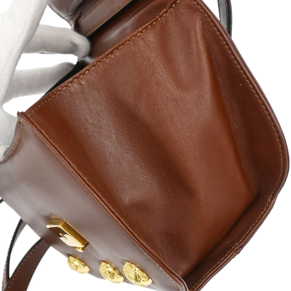 Salvatore Ferragamo Brown Shoulder Bag