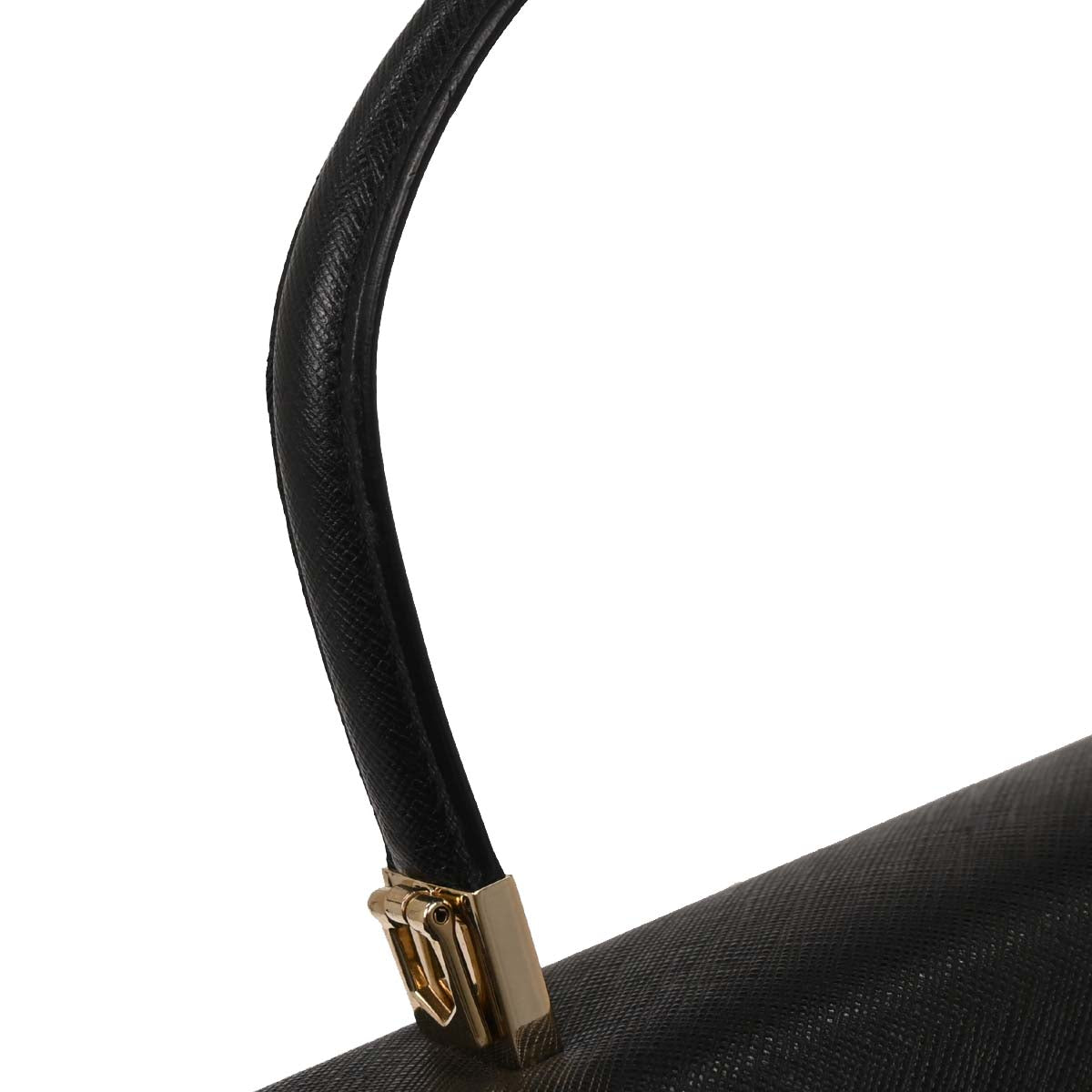 Salvatore Ferragamo Black Gancini 2way Shoulder Handbag