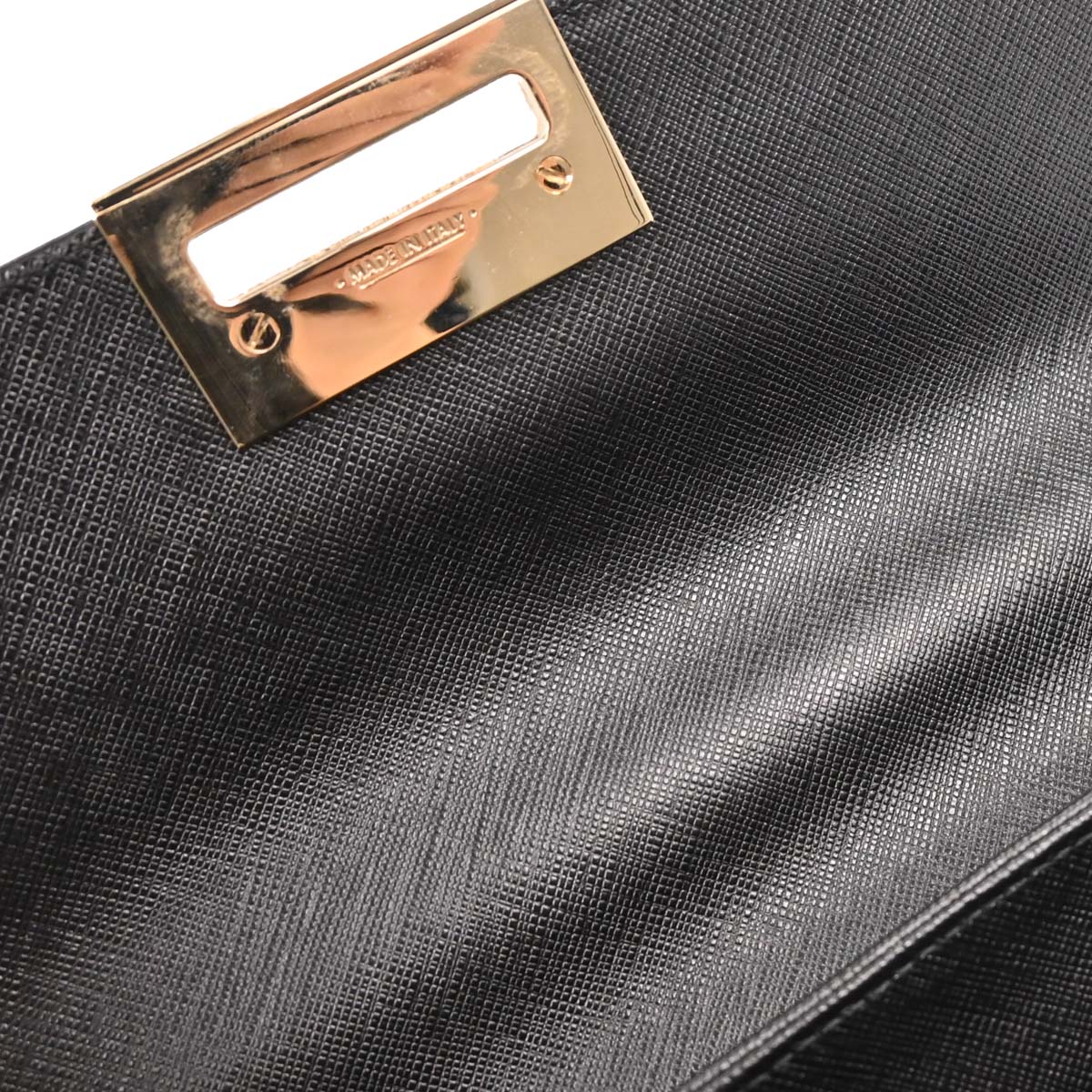 Salvatore Ferragamo Black Gancini 2way Shoulder Handbag