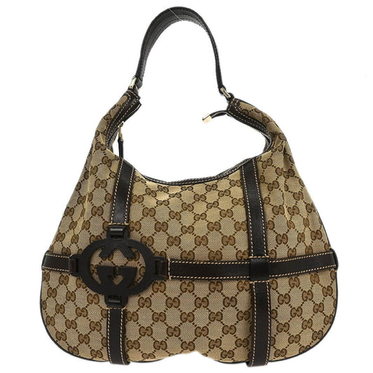 Gucci Beige GG Hobo Handbag