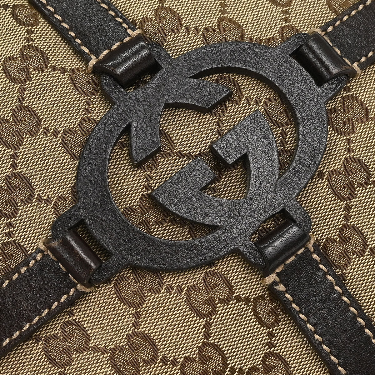 Gucci Beige GG Hobo Handbag