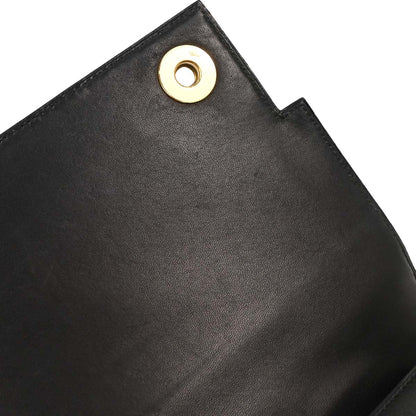 Hermes Black Box Calf Piano Handbag
