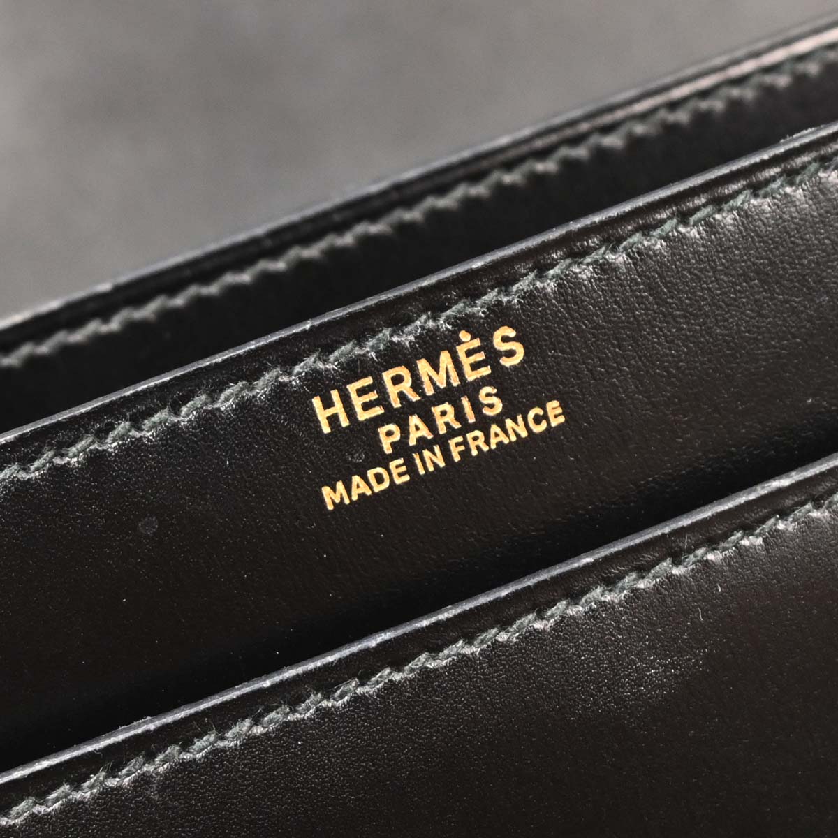Hermes Black Box Calf Piano Handbag