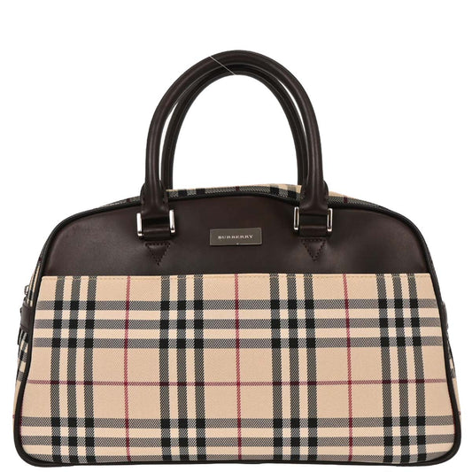 Burberry Beige Burberry Check Handbag