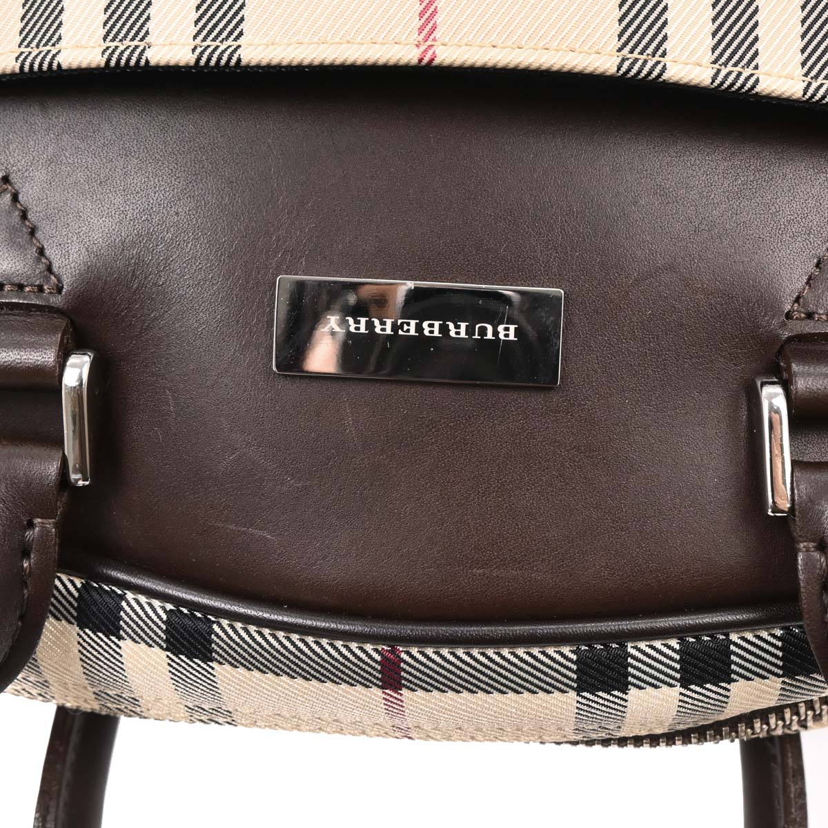 Burberry Beige Burberry Check Handbag