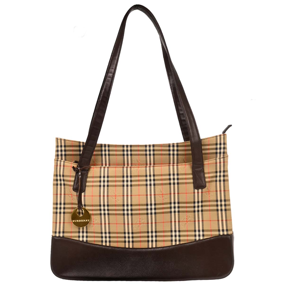 Burberry Beige House Check Handbag
