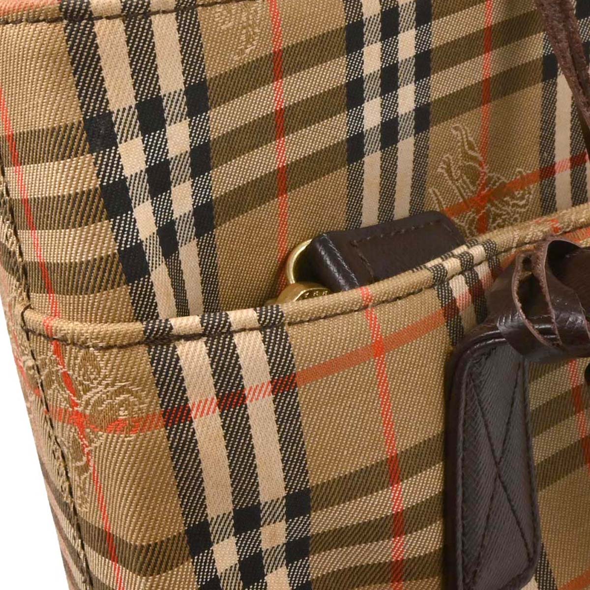 Burberry Beige House Check Handbag