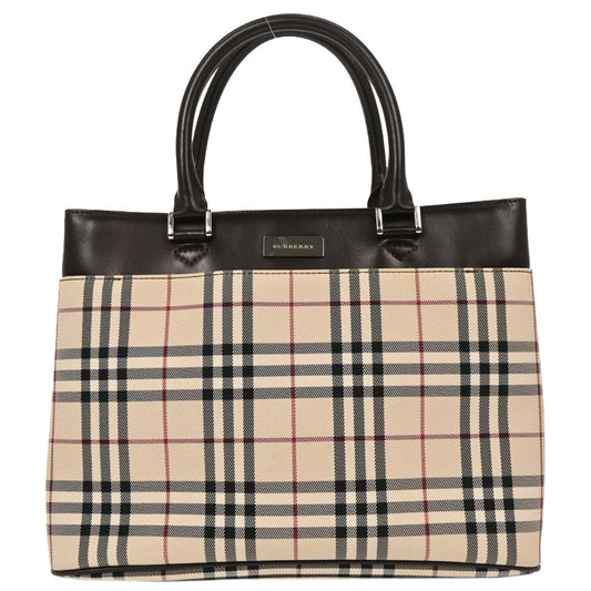 Burberry Beige Burberry Check Handbag