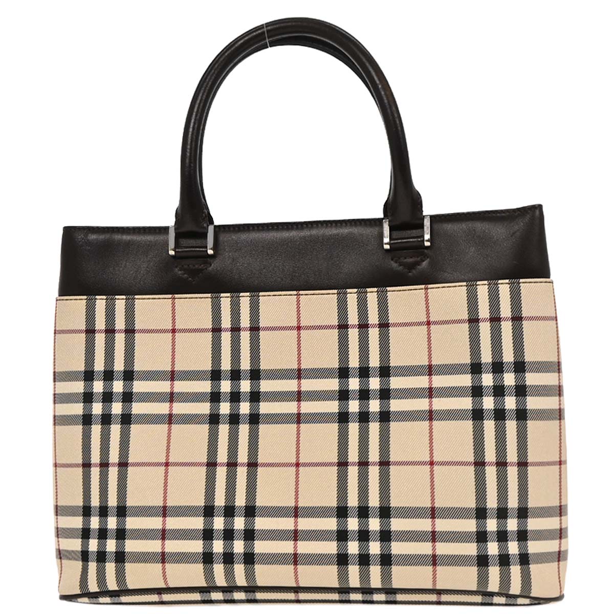 Burberry Beige Burberry Check Handbag