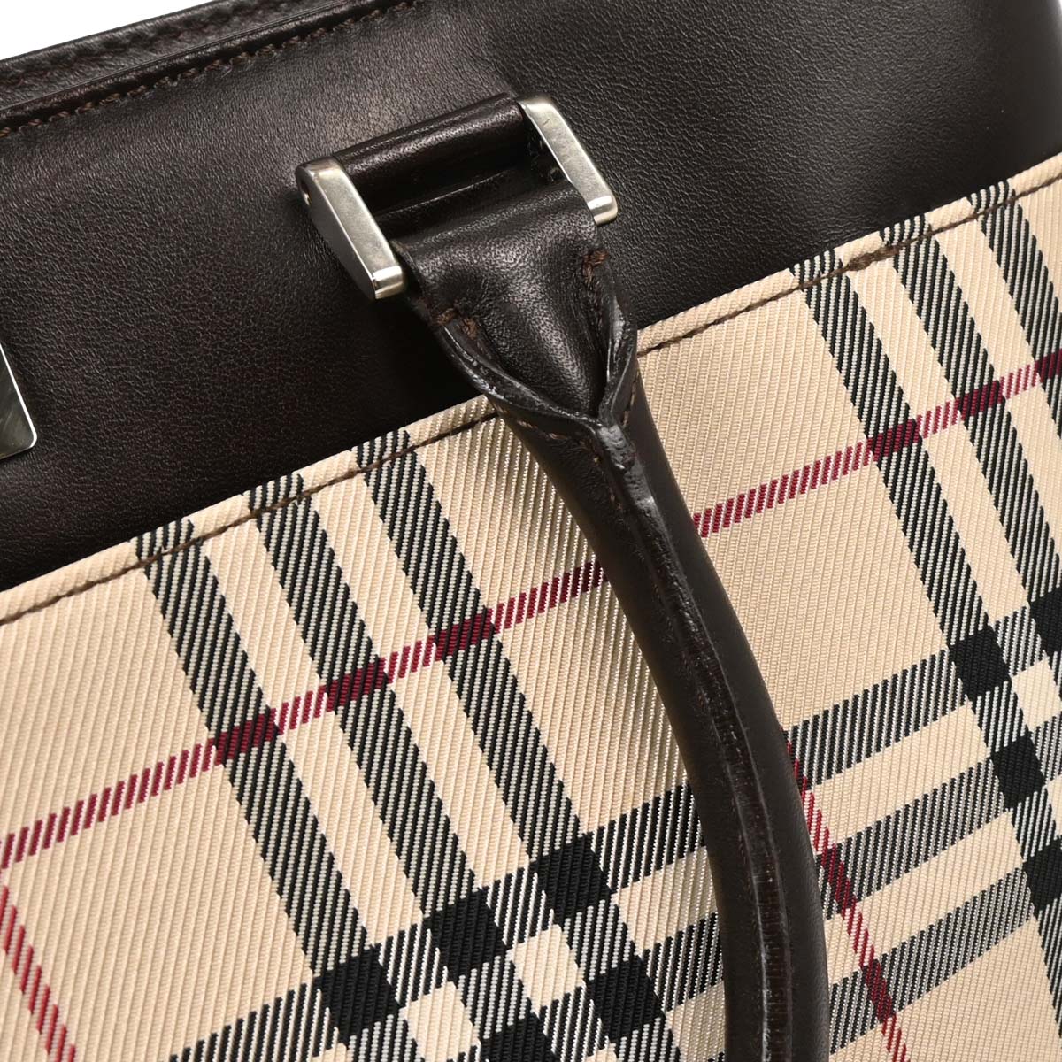 Burberry Beige Burberry Check Handbag