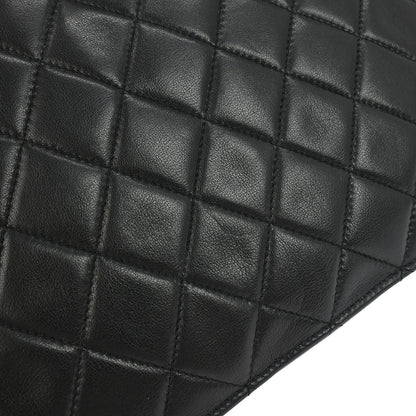 Chanel 1994-1996 Black Lambskin 2way Briefcase Handbag