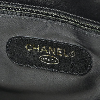Chanel 1994-1996 Black Lambskin 2way Briefcase Handbag