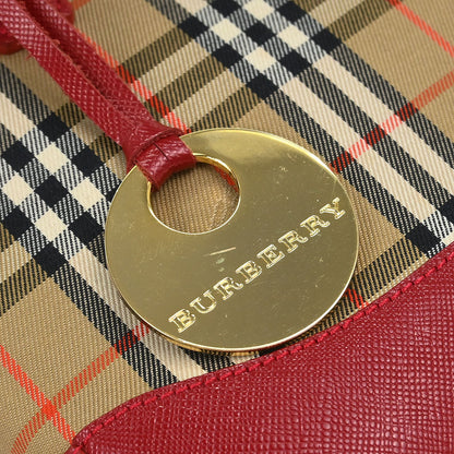Burberry Beige House Check Tote Handbag
