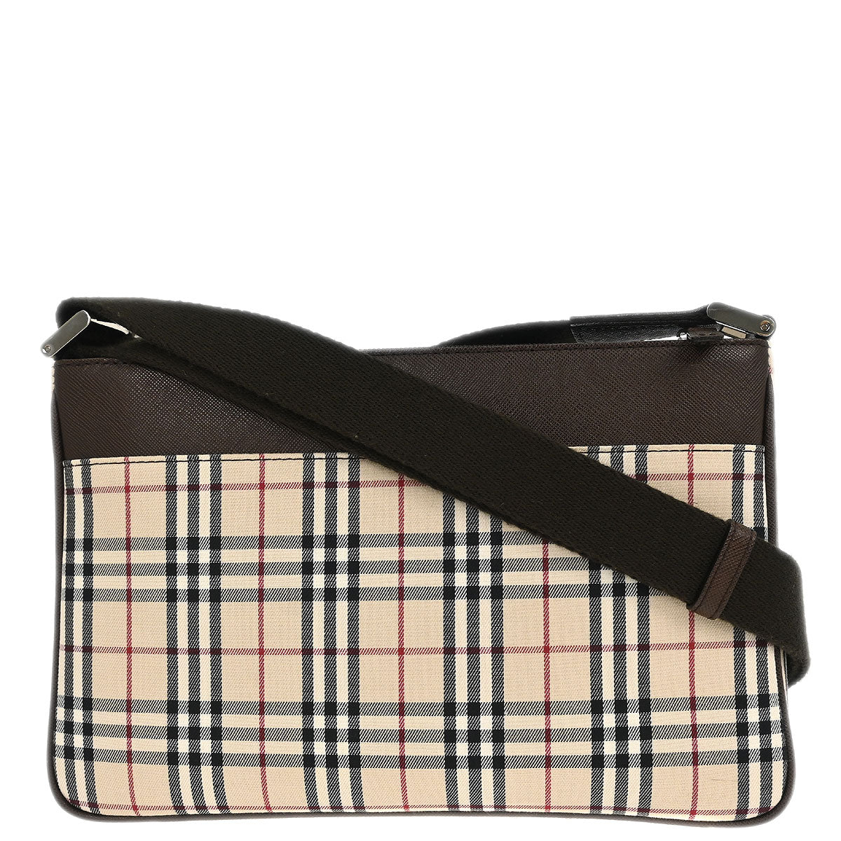 Burberry Beige Burberry Check Shoulder Bag