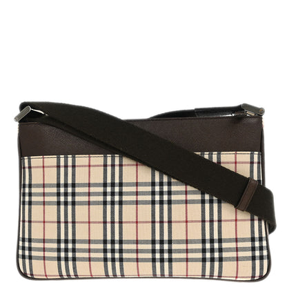 Burberry Beige Burberry Check Shoulder Bag