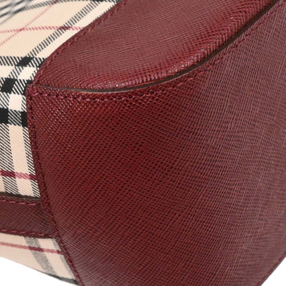 Burberry Beige Burberry Check Tote Handbag
