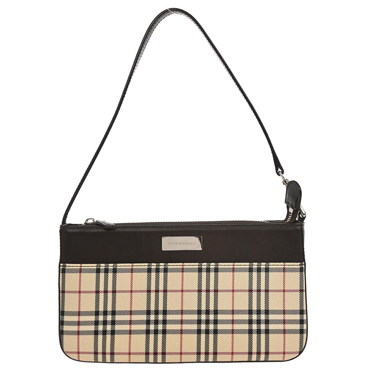 Burberry Beige Brown Burberry Check Handbag